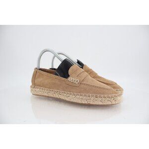 La Canadienne Cash City Dry Waterproof Espadrille Loafer Womens Suede Tan Size 8